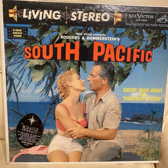 South Pacific Original Soundtrack Vinyl LP Record RCA Victor - Picture 1 of 3